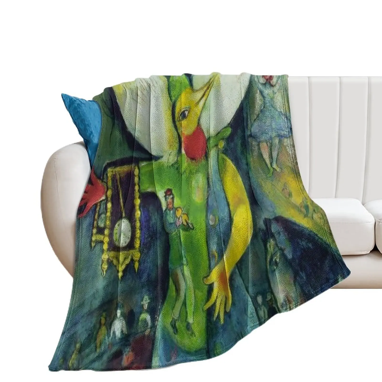 THE JUGGLER by Chagall Throw Blanket for winter Bed linens Blankets