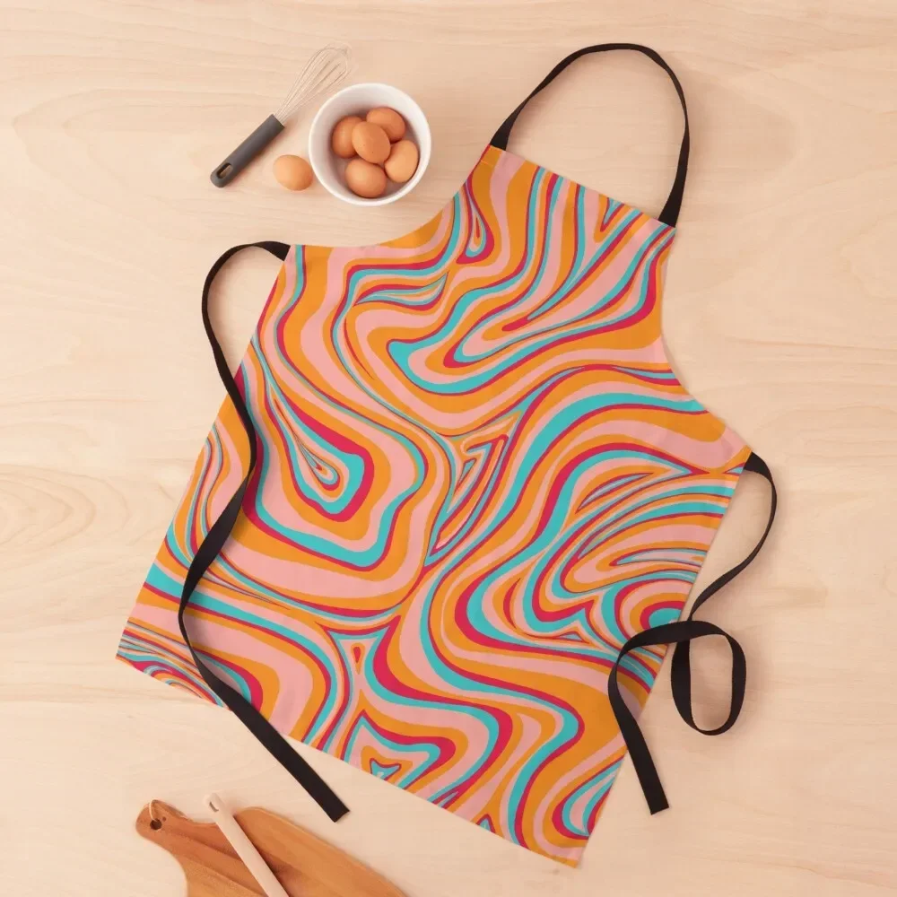 

Trippy Apron Home Supplies men's barbecue Manicurists painting Apron