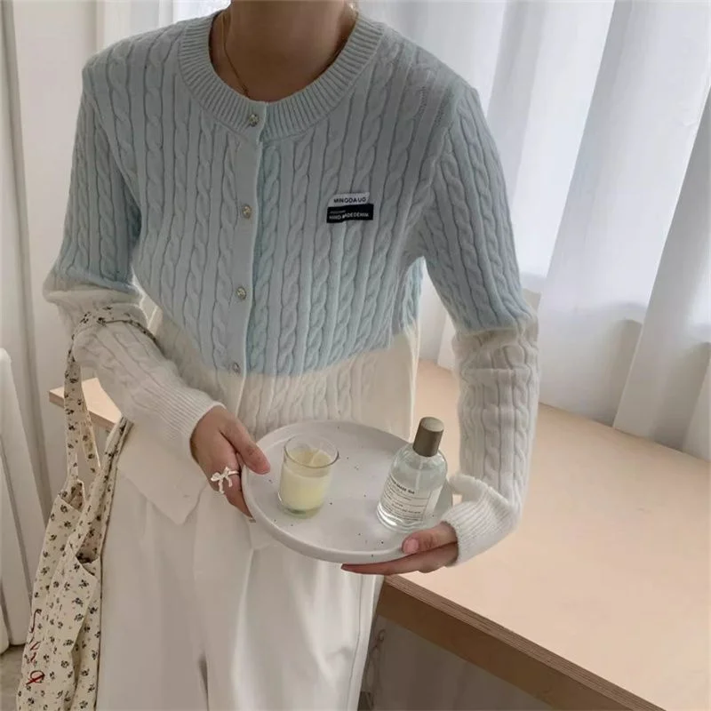 Dalong Women's Sweater Unique Sle No Pilling ular Trend Knitwear Winter Long Sve round Ne Regular Fit Autumn Winter