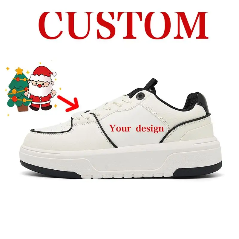 

Lined WarmChristmas - style casual shoes, scarf - reindeer image, playful style