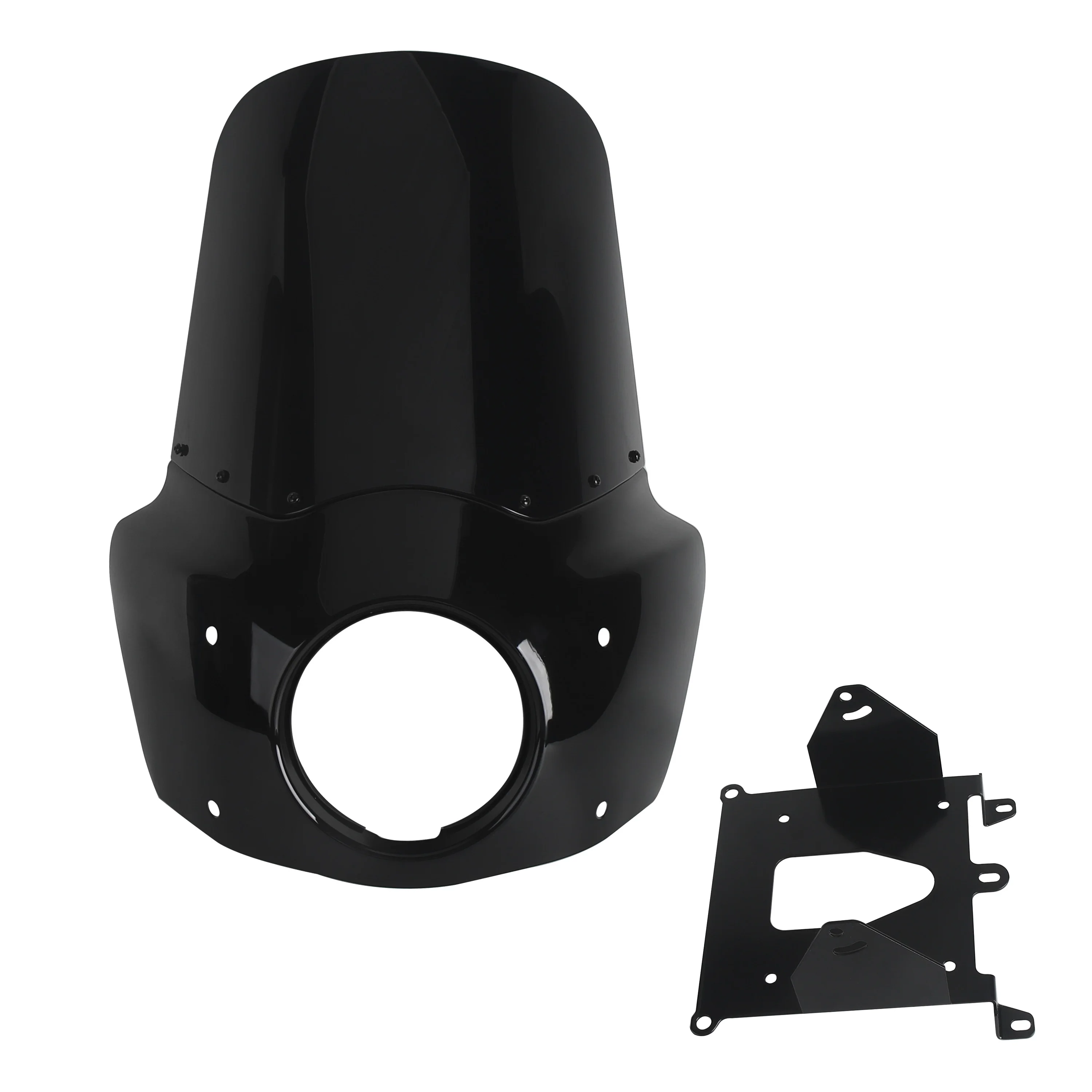 ABS Motorcycle Fairing With Baja Designs LP6 LED Lighting Bracket Kit For Harley Softail Fat Bob 114 FXFB FXFBS 2018-2024