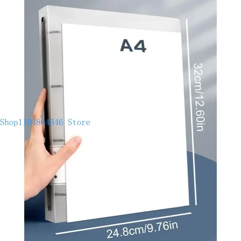 5asd 4 vòng Binder Trình bày Hiển thị thư mục Kích thước trình bày Binder Nắm giữ 220 Sheets Chuỗi đàn hồi đóng