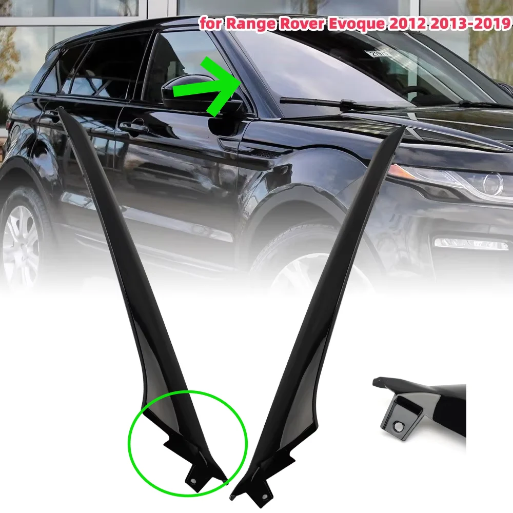 LR077218 Wind Shield A Pillar Trim Molding For Range Rover Evoque 2012-2019 Black Replace Decorative Strip LR077217 Accessories