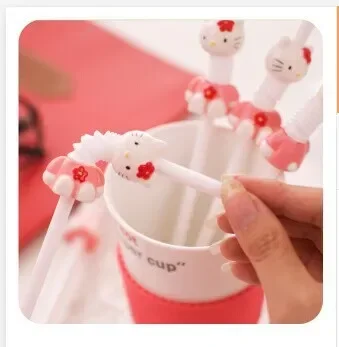 Cartoon Y2K HelloKittys Straw Cute Styling Retractable Bending HelloKittys Pink Straw Party Supplies Halloween Birthday Gift