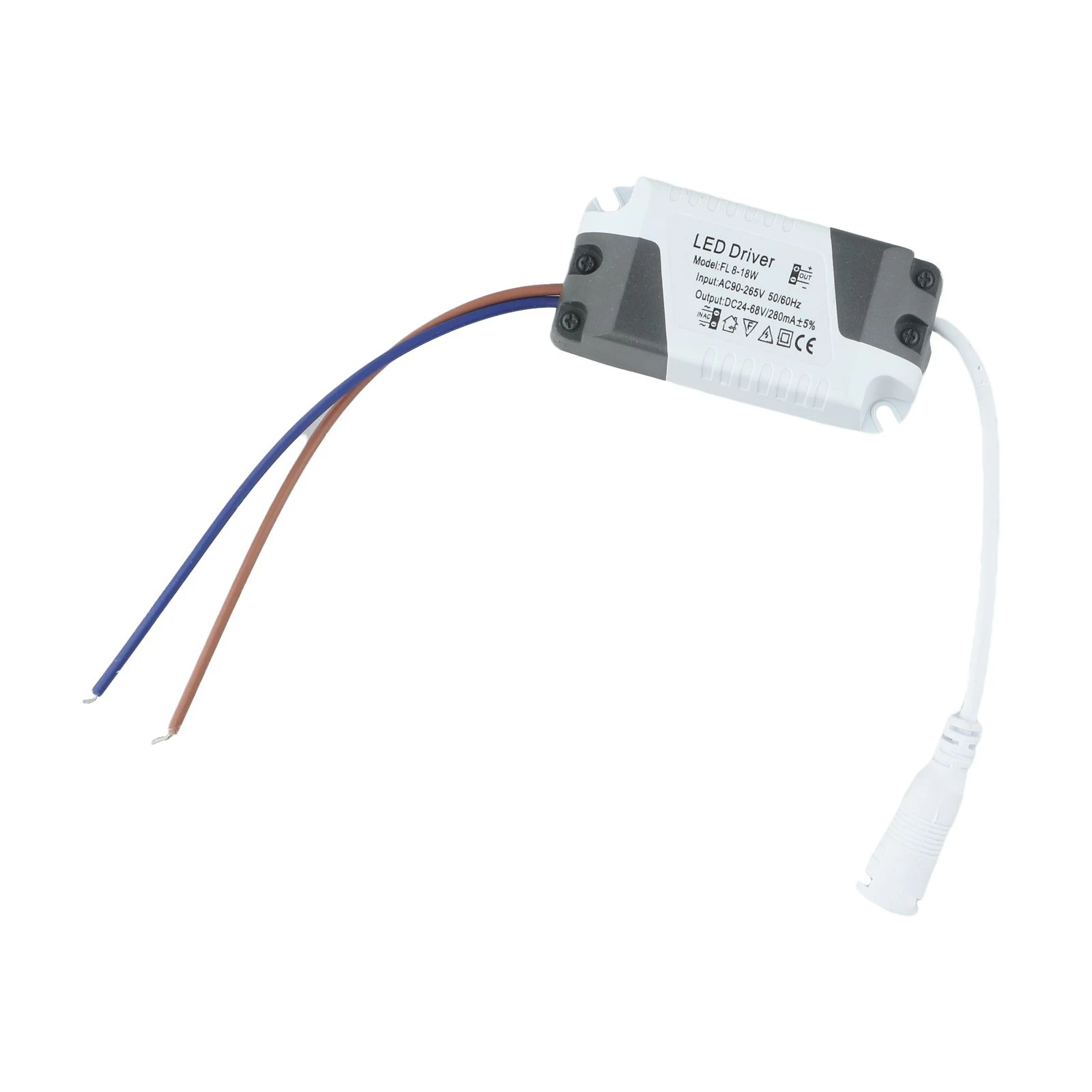 Ceiling Light Transformer Driver Power Supply for LED Floodlight Road Light Tunnel Lamp Luminaire 90-265V Input Stable Reliable