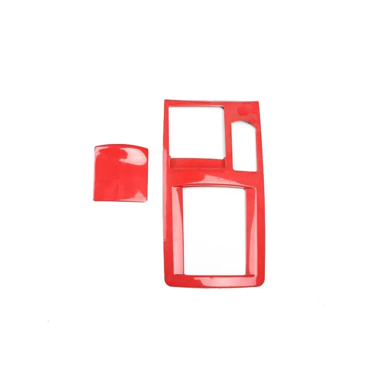 Red AT/MT Gear Box Frame Cover Sticker Car Accessories For Mitsubishi Lancer EX 2009 2010 2011 2012 2013 2014 2015 2016