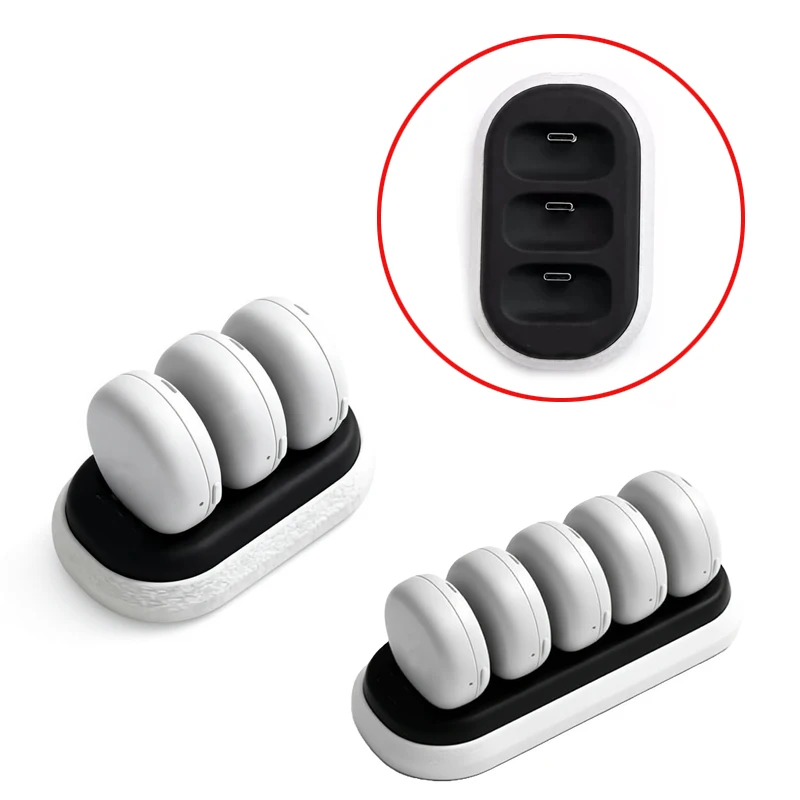 1PCS 3‑Slot/5‑Slot Charging Dock For PICO Motion Tracker 5V 1A/1.5A Type-C Port Plug‑and‑Play Full‑Body Tracking Charger Station