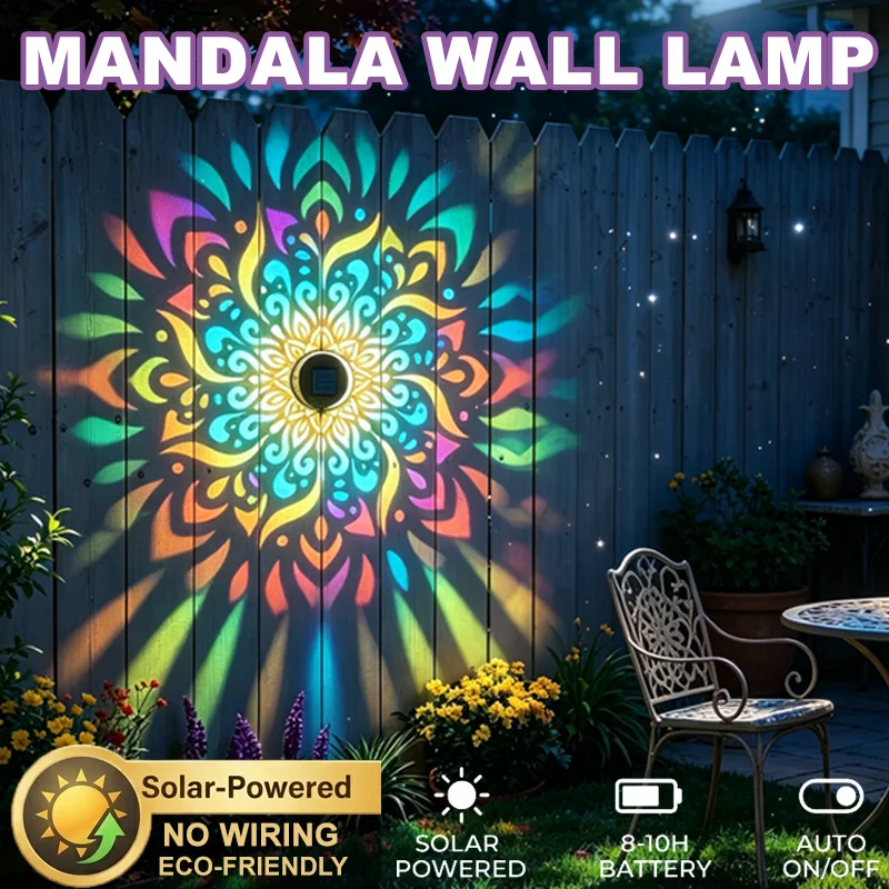 Outdoor Solar Wall Lamp LED Waterproof Fence Lamp for Garden Lawn Estate Porch Corridor Courtyard Decoration Wall Light