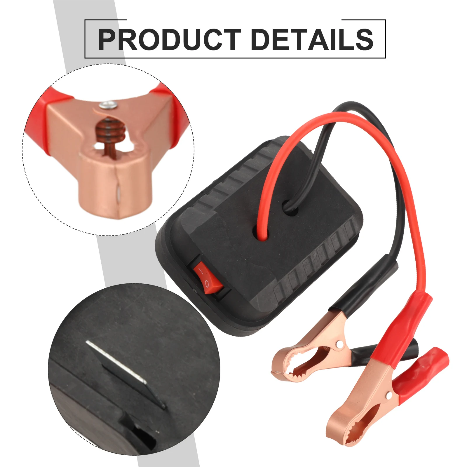 A3/2106 Jump Starter Adapter Supporting External Tool Battery Power Input and Dual USB Device Charging Simultaneously