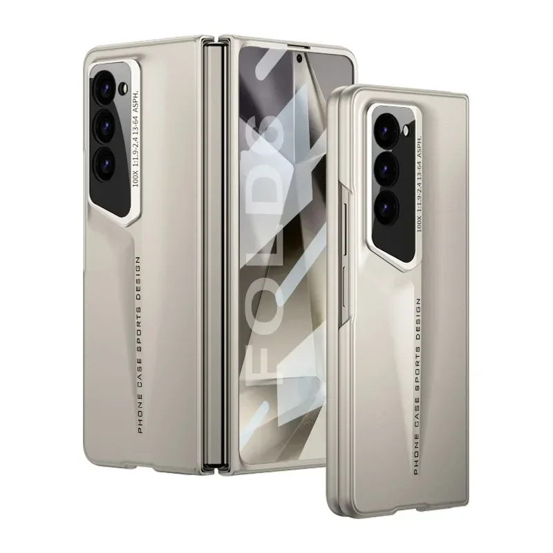Galaxy Z Fold 6 Kunststoff-Hartschalen-Handyhülle für Samsung Galaxy Z Fold 6 5 4 Fold6 Fold5 Fold4 5G, stoßfeste Schutzhülle
