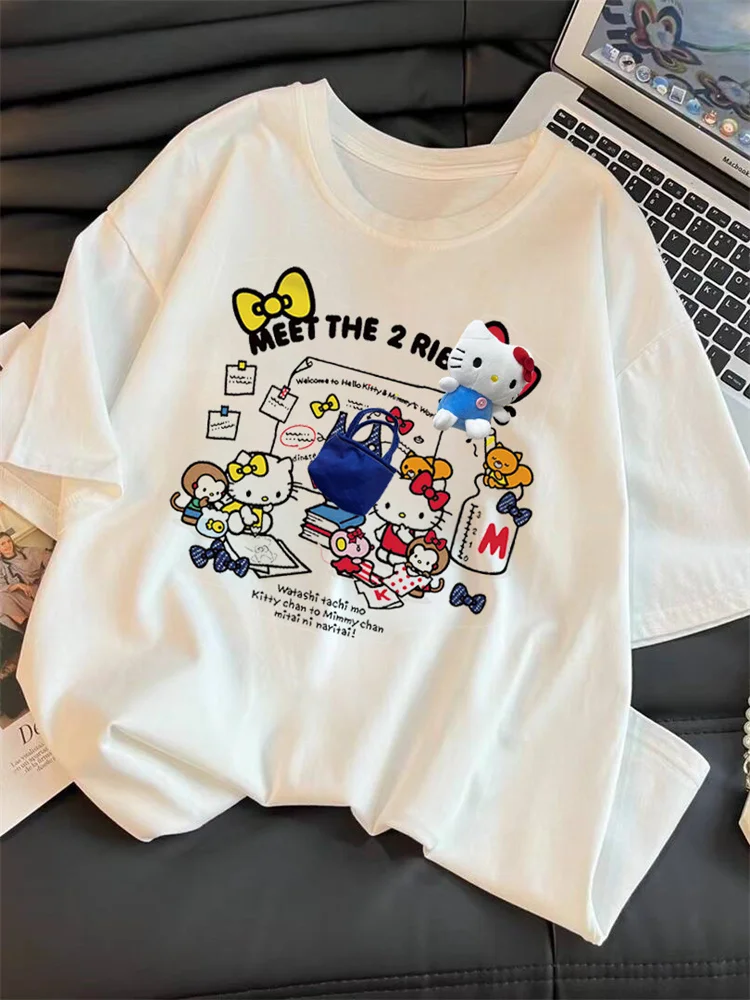 

Creative Age-Reversing Print ort Sve T-irt exSummer Korean Sle Loose Casual Versatile oulder Tops