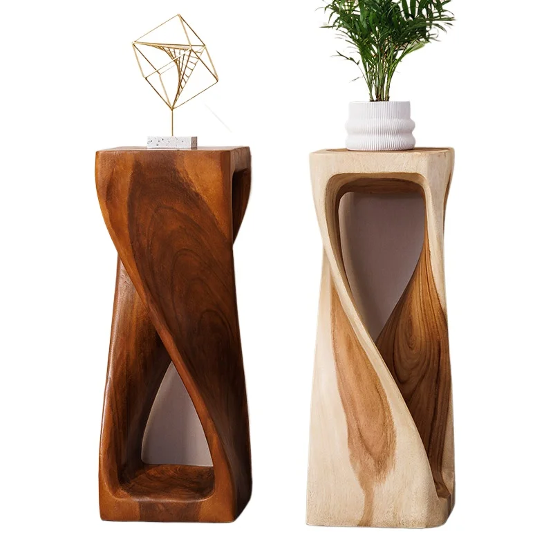 

Solid Wood Plant Stand Multi-Tier Floor Display Shelf for Living Room Indoor Home Plant Decor