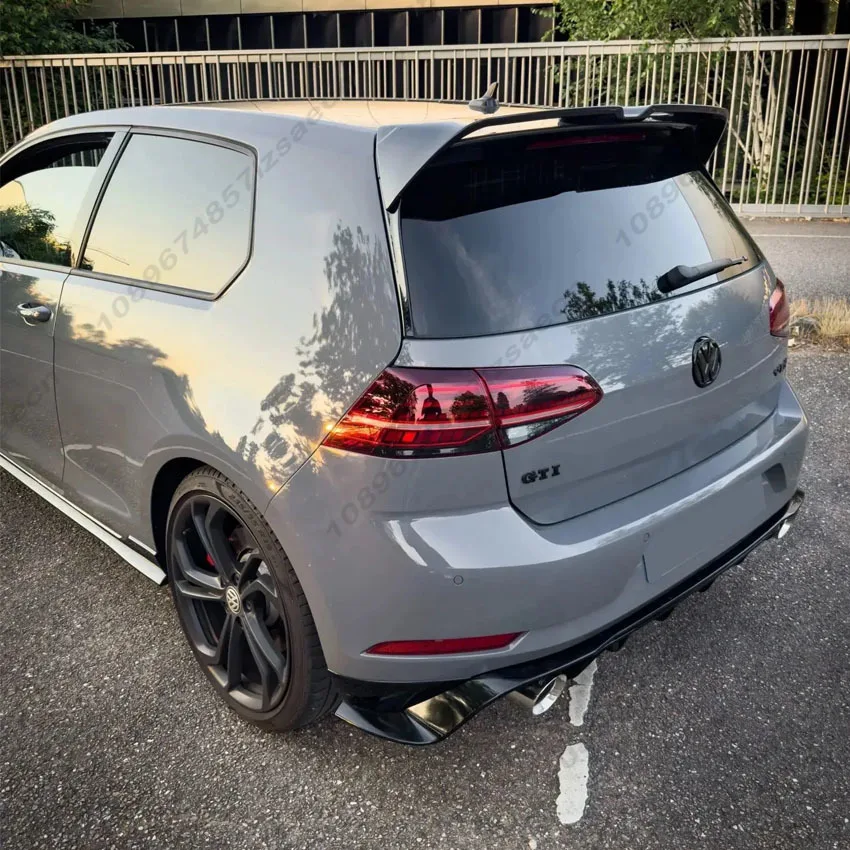 Auto-Heckspoiler Flügel für VW Golf 7 MK 7.5 GTI R Oettinger 2013-2019 Fahrzeuge Heckklappen-Dachspoiler Sport-Spoilerflügel Styling