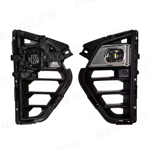 1 Set Car Front Bumper Fog Lamp For Nissan Caravan Micro Bus/Urvan NV350 2023 LED White Daytime Running Light 12V Wire Switch