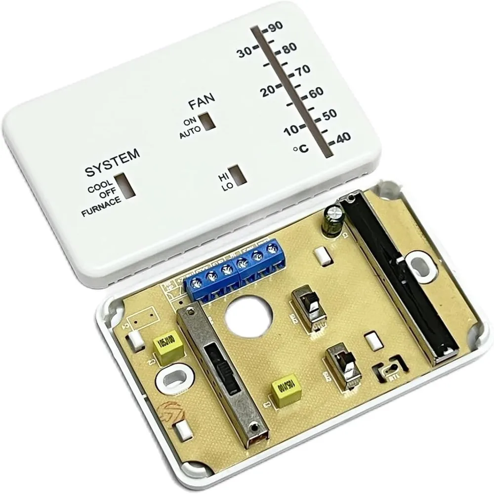 Energy Efficient White RV Thermostat Easy to Install Digital