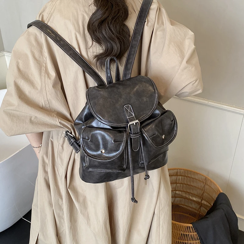 حقيبة يد نسائية جلدية فاخرة كلاسيكية مصممة على الكتف حقيبة يد أنيقة للراحة اليومية الحديثة #5