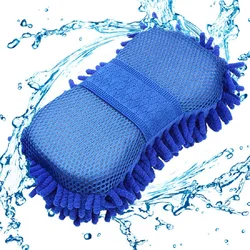 Hot Car wash gloves car cleaning sponge Car Window Cleaning Ultrafine Fiber Chenille Anthozoan Washer Sponge Brush Supplies