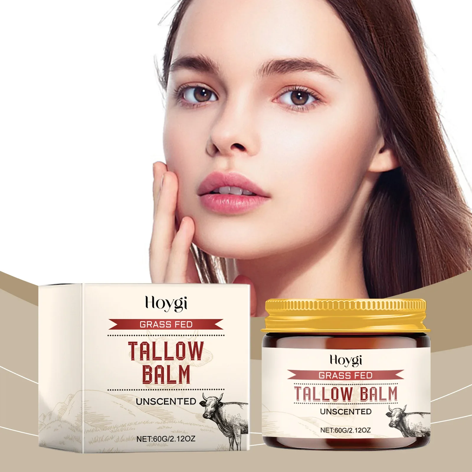 Tallow Moisturizing Cream Nourishing and Moisturizing Dry Skin Softening and Smoothing Skin Care Cream Improving Skin Elasticity