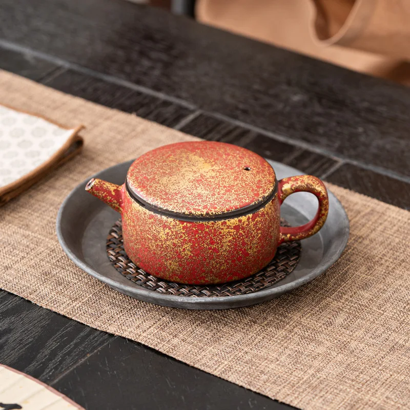 

Jinyuan Color Handmade Hanwa Pot Home Office Ceramic Kung Fu Tea Set Teapot With Filter Tea Small Single Pot