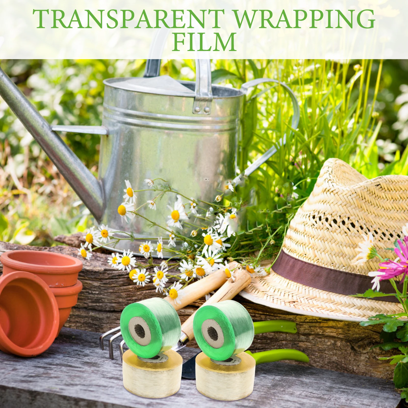 

4 Rolls Self-Adhesive Grafting Tapes For Fruit Trees Plant Repair Floristry Film Flexible Stretchable Gardening Tape Nursery