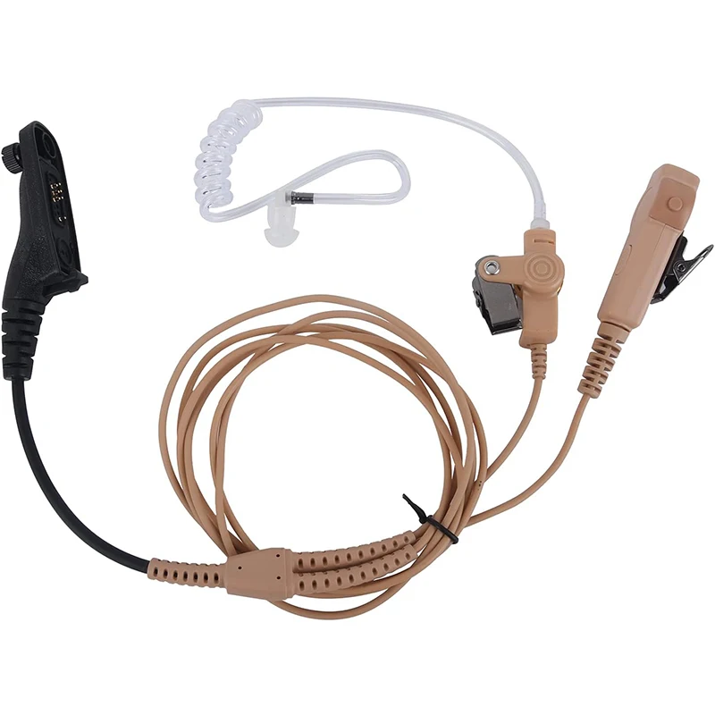 RISENKE-Walkie Talkie Earpiece for Motorola, PX1000, APX2000, APX4000, APX5000, APX6000, APX6500, APX7000, APX8000, DP4401e