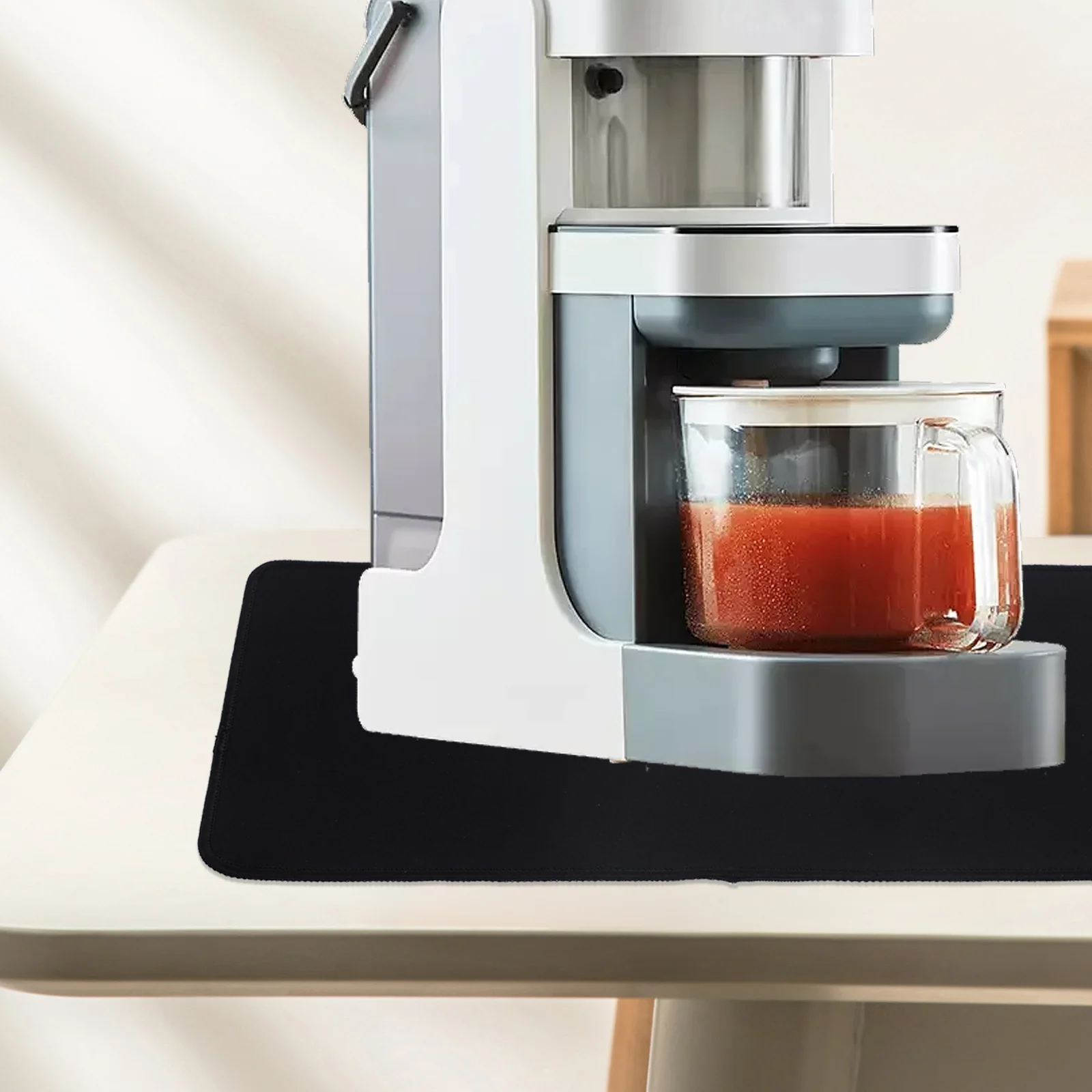 Silicone Slip Resistant Heat Protection Mat Mixer Slide Pad Kitchen Countertop Appliance Protective Mat Noise Vibration