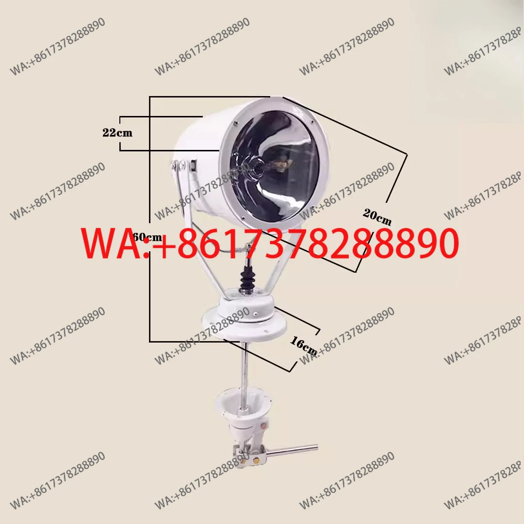 Marine searchlight 12V24V220V150W strong light night sailing light white overcrowded search light