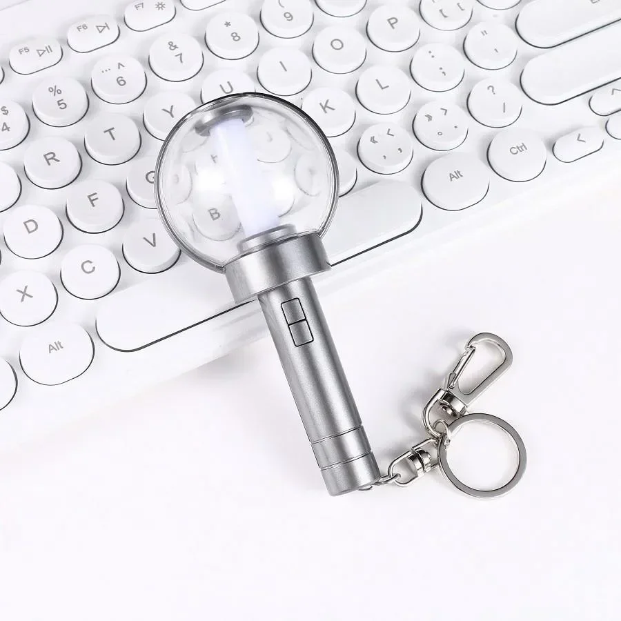 ไอดอลKpopเครื่องยนต์Mini Lightstick Key Ring Glow StickพวงกุญแจJUNGWON HEESEUNG JAY JAKE SUNGHOON SUNOO NI-KIแฟนของขวัญ