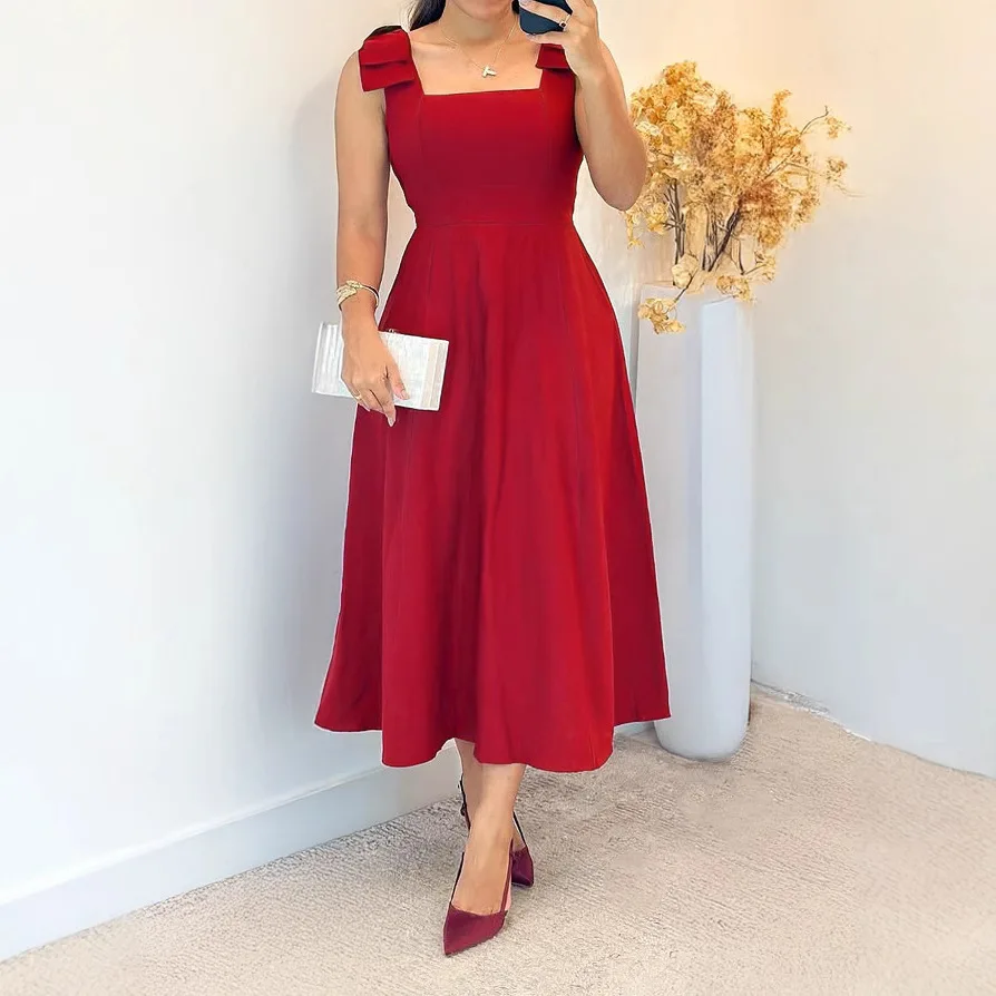 

Long Dress Women Dresses Sexy Party Night A Line Vestidos Y2k Streetwear Sleeveless Elegant Splice Slim Beach Work Summer 2025