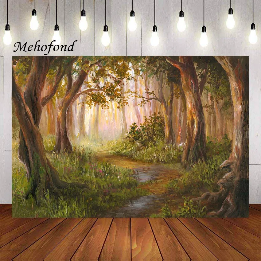Mehofond-Photography-Background-Spring-Fairy-Enchanted-Flower-Fairytale-Forest-Jungle-Kids-Birthday-Party--Backdrop-Photo-Studio
