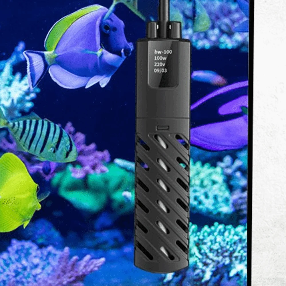 Quartz Glass Aquarium Submersible Heater Adjustable Low Water Level Fish Tank Heating Rod Constant Temperature Control 30w-100w - view 5