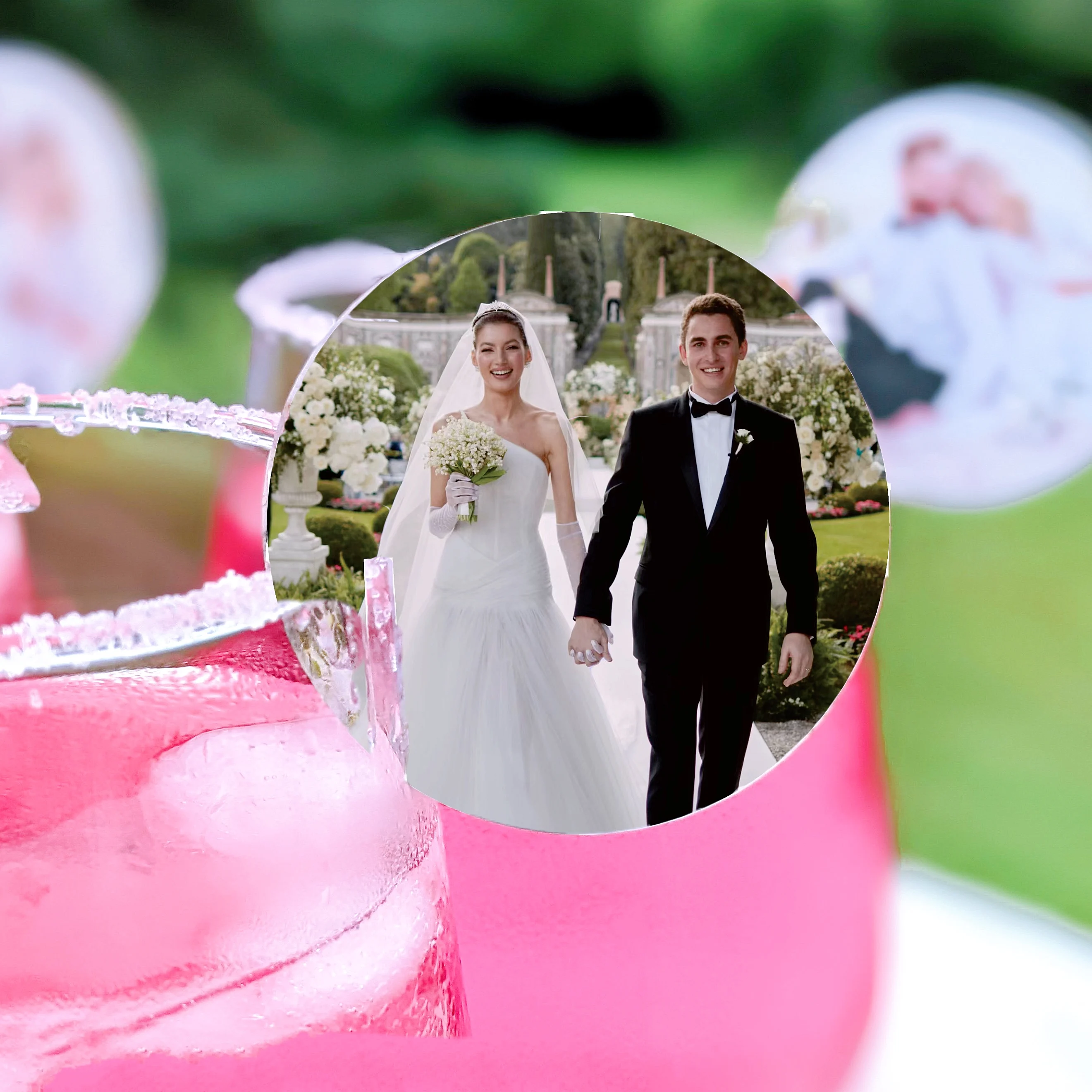 

30/50/100Pcs Photo acrylic drink tags wedding drink drink tags, Promotional printing, Branding favors