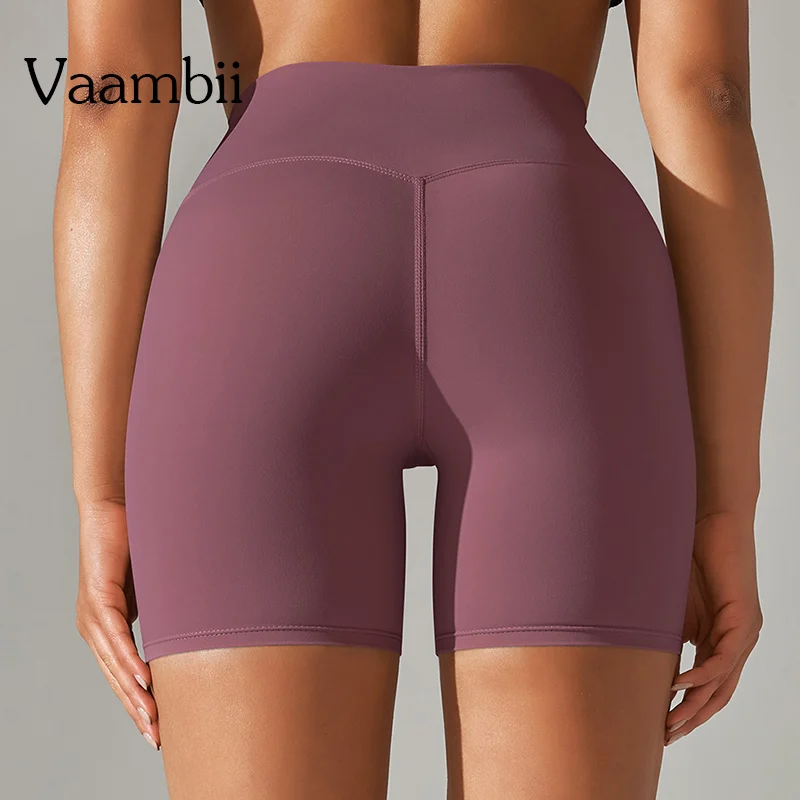 New Cycling Jogging Fitness Running High Waist Shorts Women Push Up Gym Seamless Shorts Sports Shorts For Women Sportswear