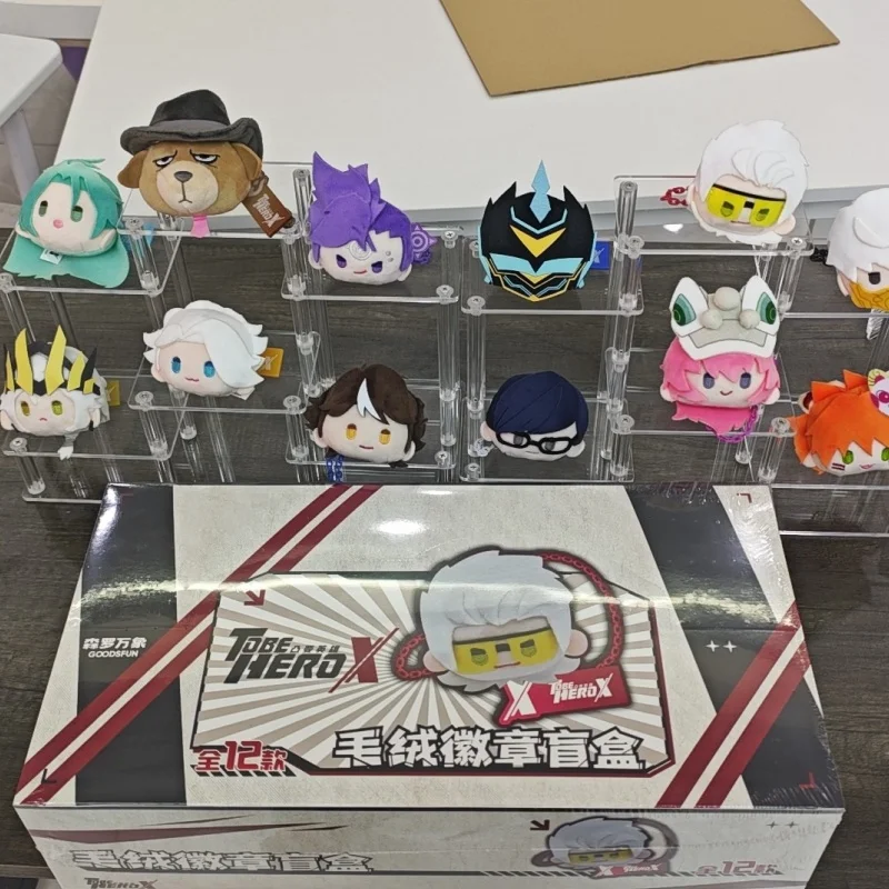 Véritable pour être Hero X Animation peluche Badge série personnage d'anime peluche décoration Collection jouet anniversaire Surprise cadeau