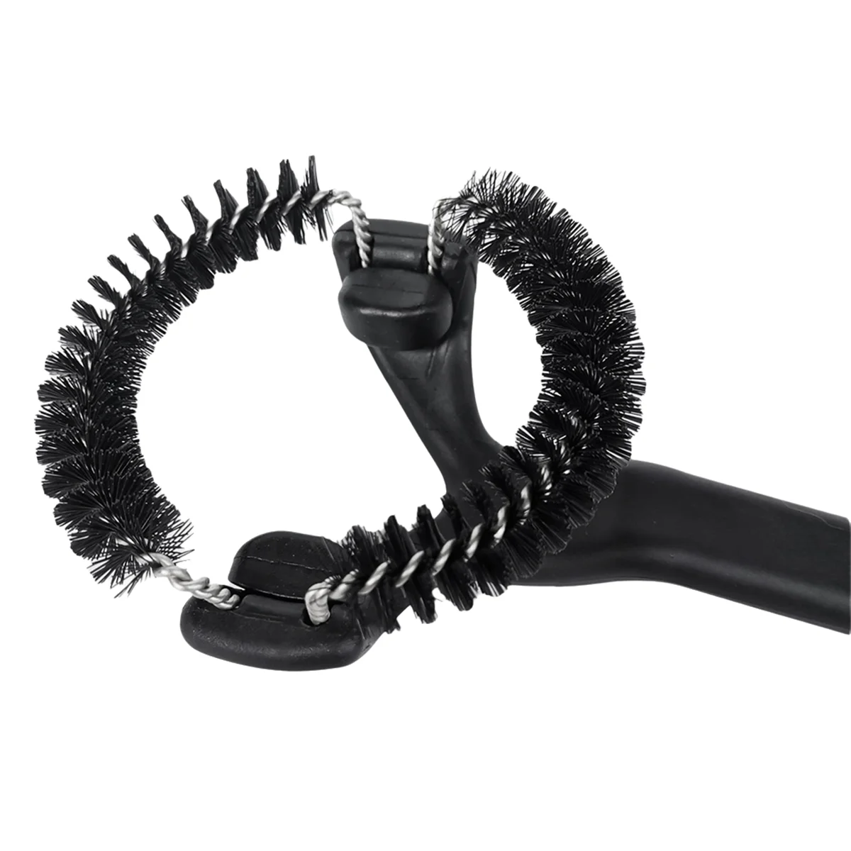 2Pcs Coffee Machine Cleaning Brush Detachable Nylon Bristles Espresso Machine Brush with 2 More 360°Cleaning Bristle B-A70Z