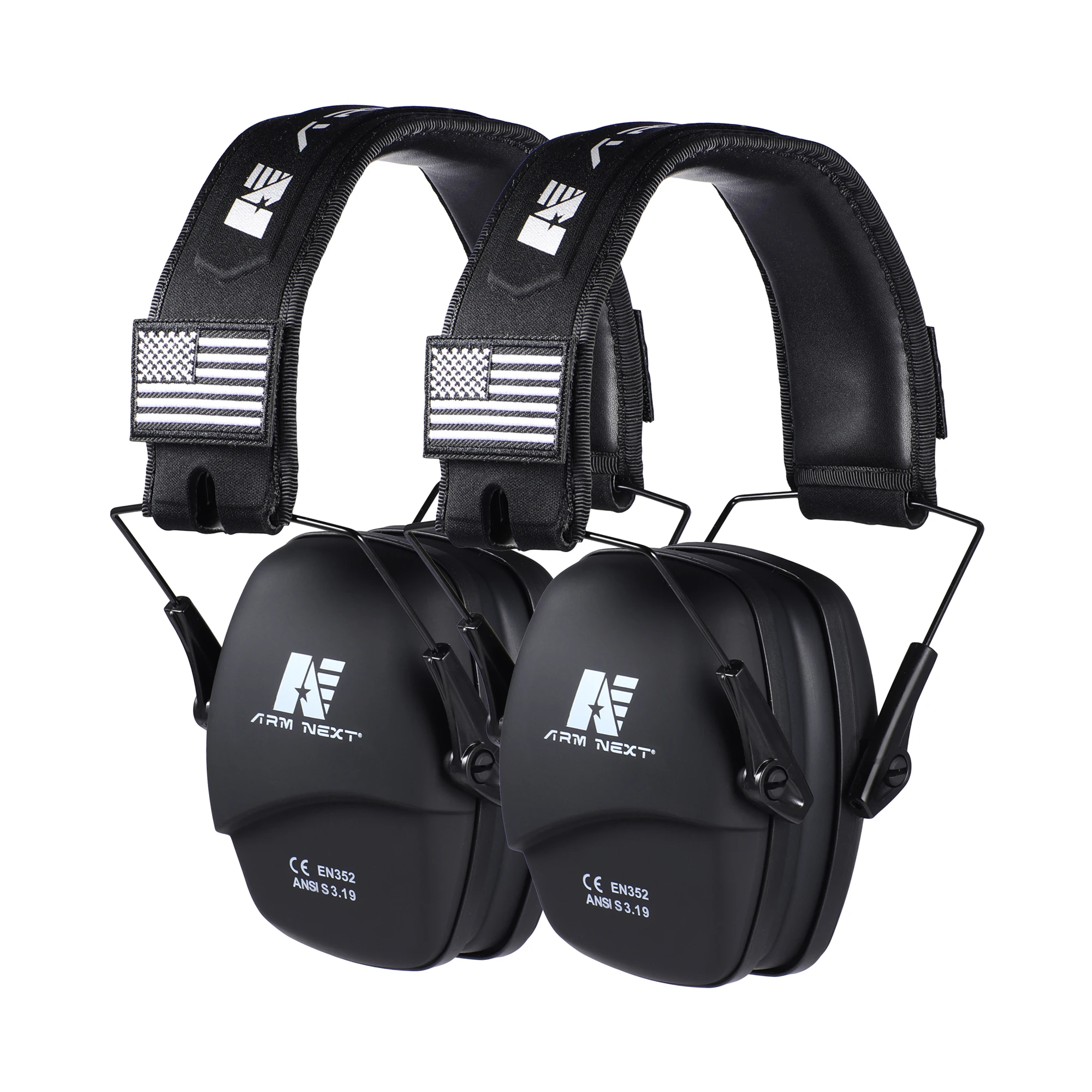 

Comfort Hunting Earmuffs Memory Foam Pads Passive Sound Blocking for Long Shooting Sessions Hearing Protection