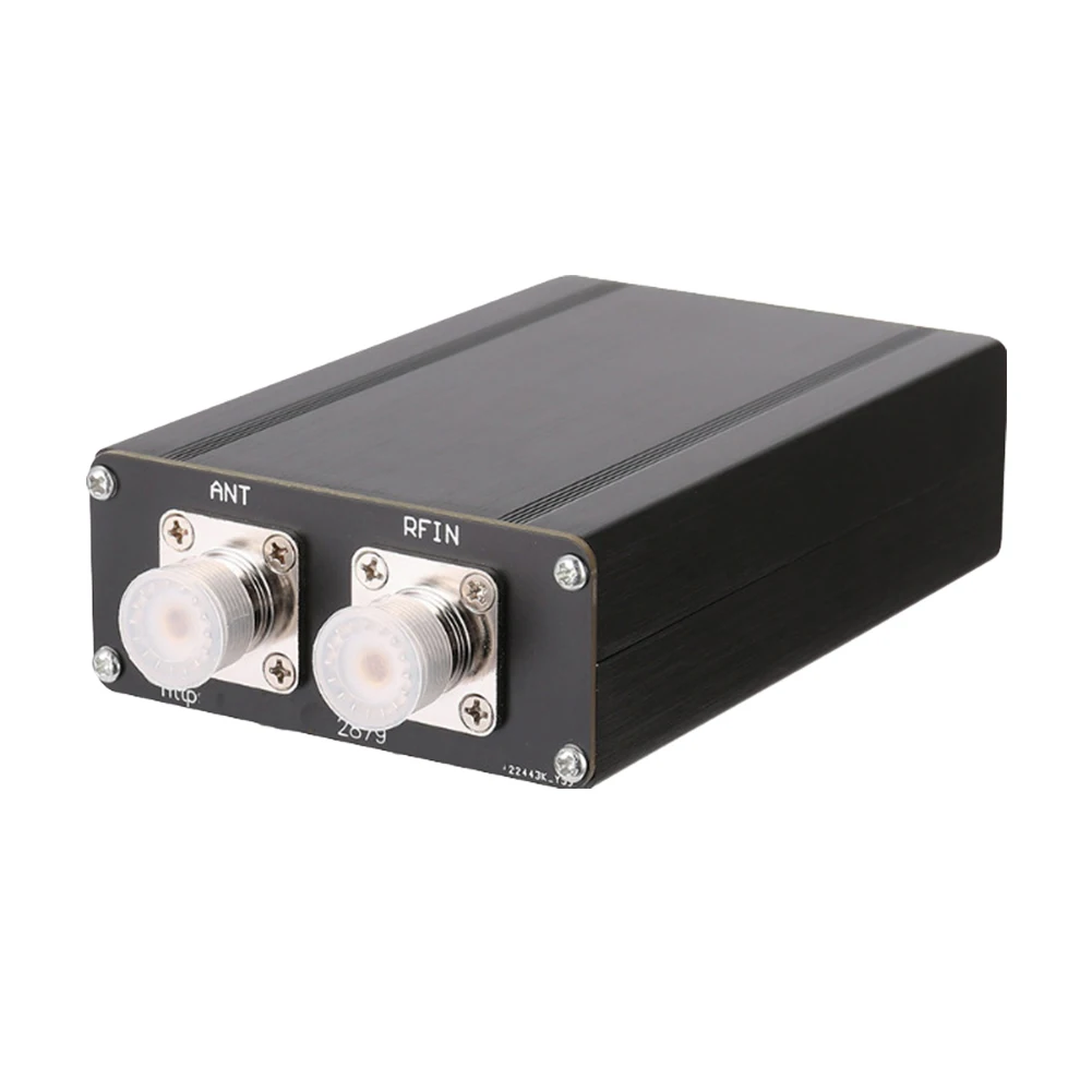 1.8-50MHz Automatic Antenna Tuner 0.91inch OLED Display by N7DDC 7x7 Metal Outcase Finished with Battery
