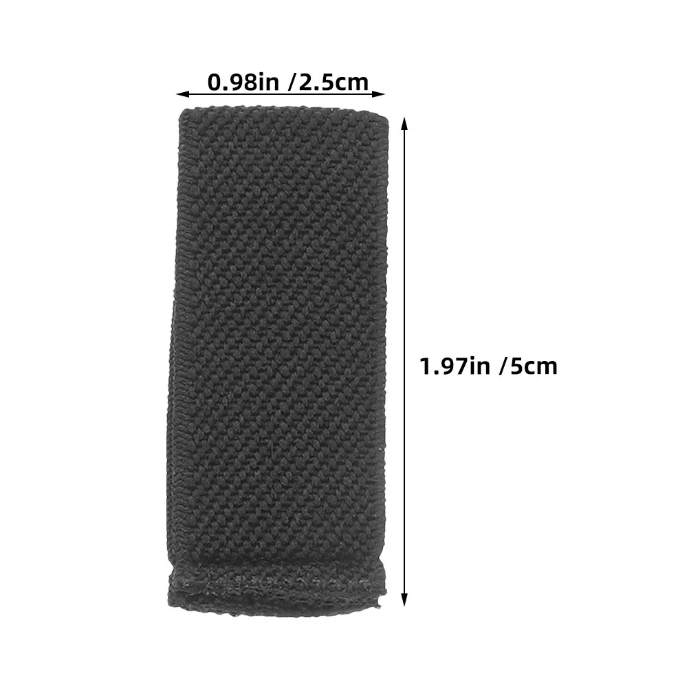 8 pezzi di fermo per cintura in nylon elastico per cintura da uomo, supporto per anello morbido, organizer per accessori per cintura resistente