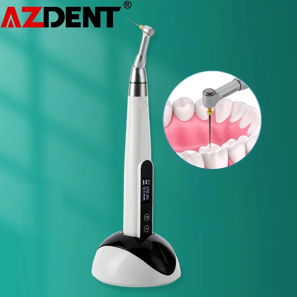 AZDENT 16:1 Wireless Dental Root Canal Preparing Machine High Quality Dental Equipment Endo Motor Endodontic Treatment Tools Lab