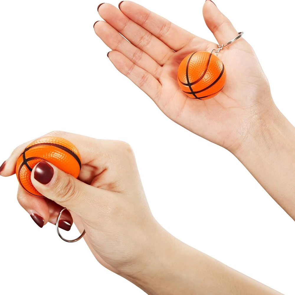 12-24 Stück Basketball-Schlüsselanhänger, Sport-Schlüsselanhänger, kreativer Mini-Schlüsselanhänger, Rucksack-Anhänger, Autozubehör, Geschenk, Sport-Thema – Detail 4