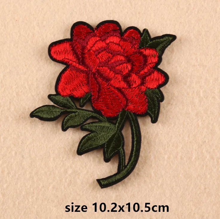 2017 جديد وصول 10 قطع الزهور الشعبية المطرزة التصحيح الحديد على عزر زين سترة التي شيرت قماش نسيج التطريز الإكسسوارات #4