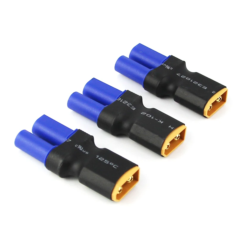 10PCS Vergaren XT60 Om EC5 Vrouwelijke Mannelijke Connector Plug Geen Draad Adapter Voor DIY RC Lipo Batterij Controle voor Elektrisch Speelgoed