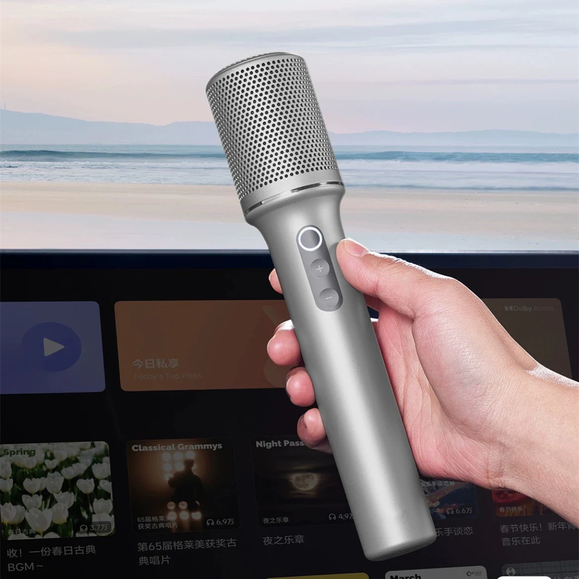 

Original Car KTV Microphone Mic for LIxiang L6 L7 L8 L9 Mega i8 Car Wireless KTV Microphones Mic
