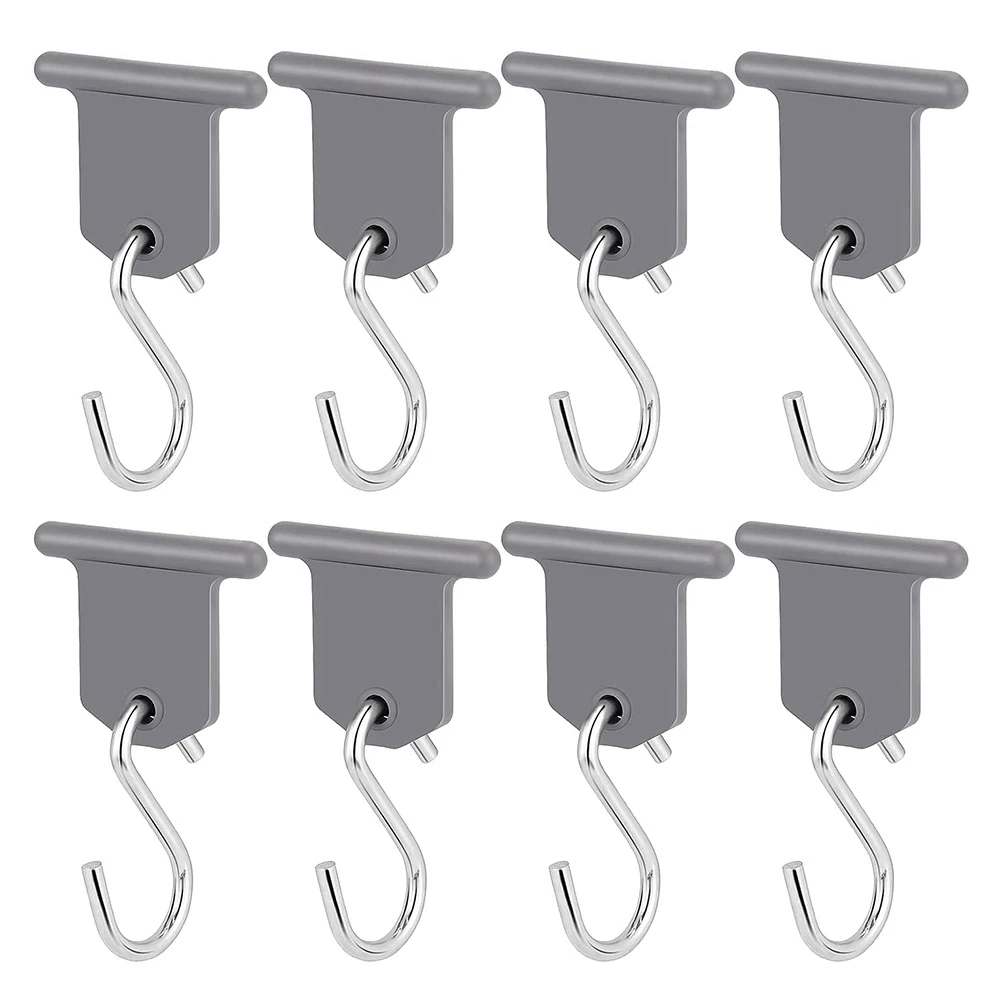 8PCS Camping Awning Hooks RV Awning Hangers Hooks RV Party Light Hangers for RV Caravan Camper