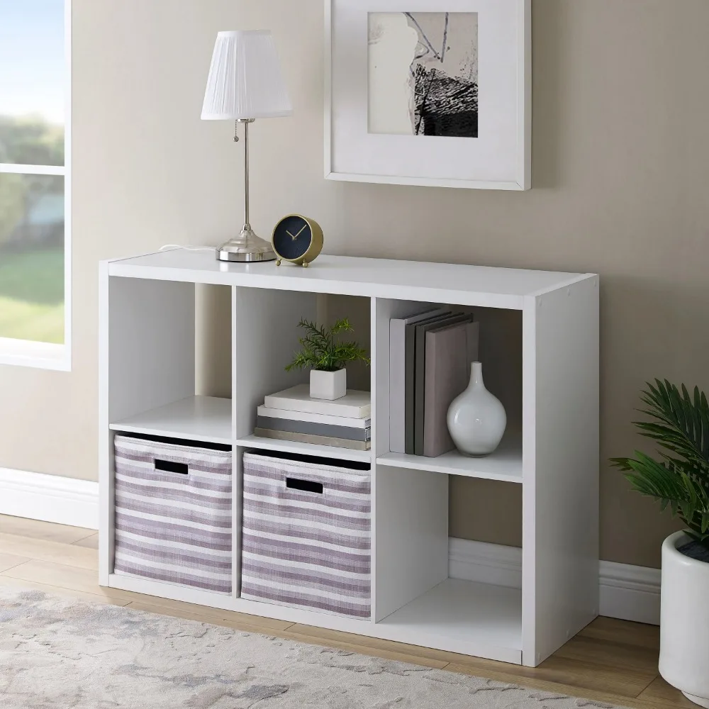 Modern Cabinet Design: Blending Style and Function Seamlessly 6 Cubby Storage Cabinet, Multiple Colors