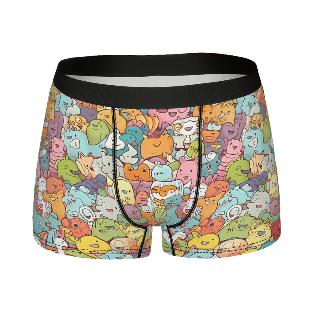 Friends Monster Mash Underpants Cotton Panties Man Underwear Print Shorts Boxer Briefs