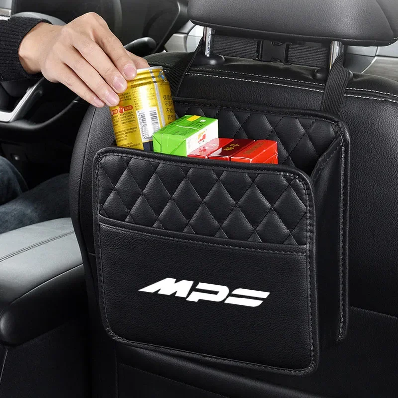 Car Seat Back Pocket Box Auto Foldable Storage Organization Car Carry Bag Organizer Storage Bag for Mazda MP Car Accessories