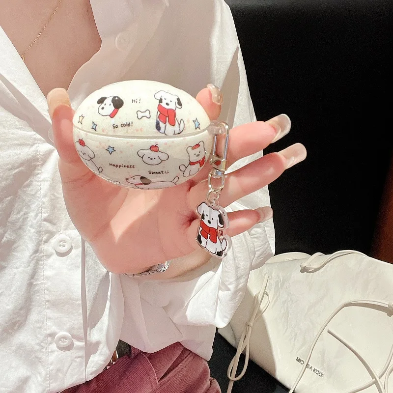 

Korea Cute Puppy Protection Earphone Case for Huawei Freebuds 6i 5 5i Pro3 Pro4 FreeClip 4 4E Se3 Se2 IMD Earbuds Cover