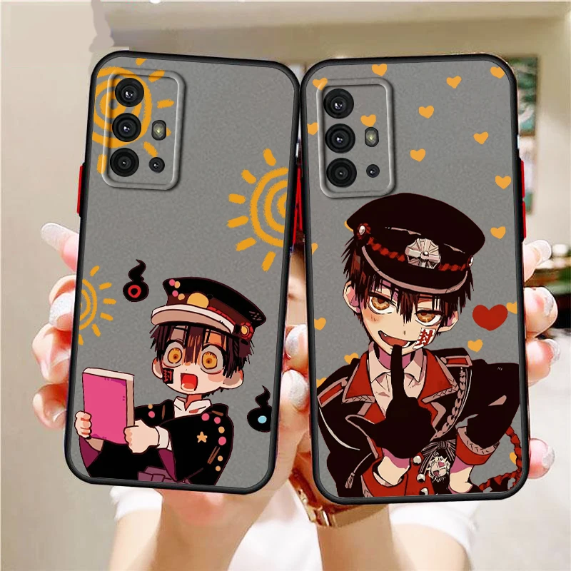 

Toilet-bound Hanako-kun Cute Frosted Translucent For Samsung Note 20 A35 A03 A54 A31 A22 A34 A14 A24 A04 A55 5G Soft Phone Case