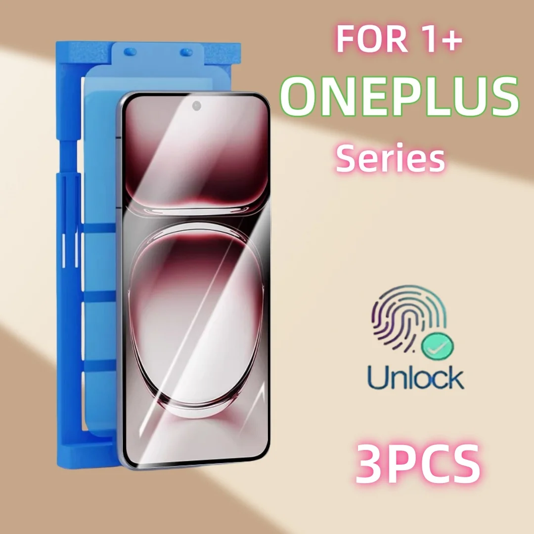 

3Pcs Screen Protector Kit for OnePlus 13 One Plus 12 11 1+ 11r 10 9 8 pro Ace - Not Tempered Glass